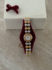 Image 2 of Extremely RARE Vintage Two Tone SEIKO Tiny Dial ✨- NEW IN BOX ✨
