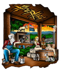 Aftermath Cabin (Mini Nats) Sticker