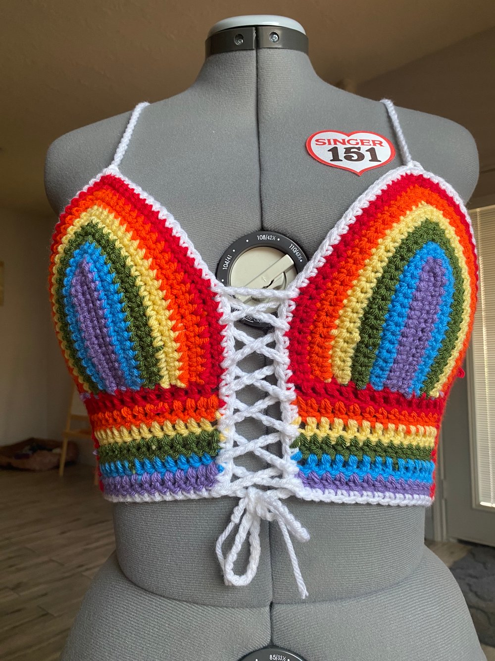 Image of CUSTOM Rainbow Top!