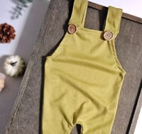 Image 2 of Newborn romper for photo shoots | Dylan | yellow green
