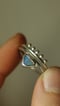 Image of Lightning ridge Opal Ring set