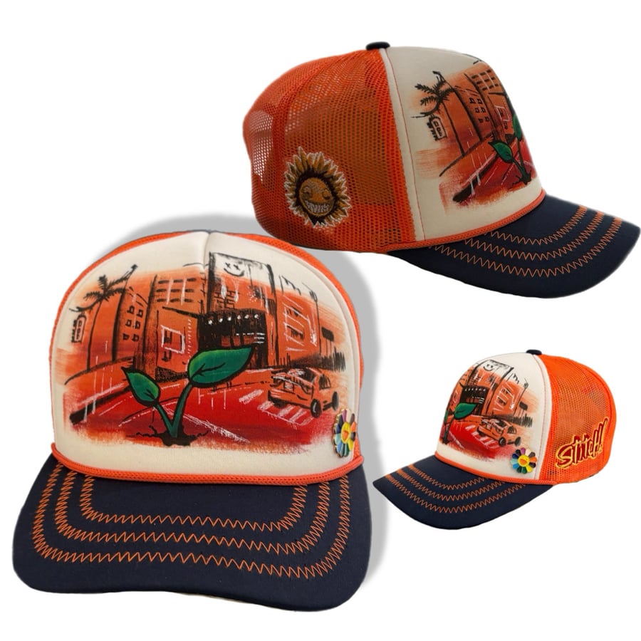 Image of Seeking Colors, hand-painted hat