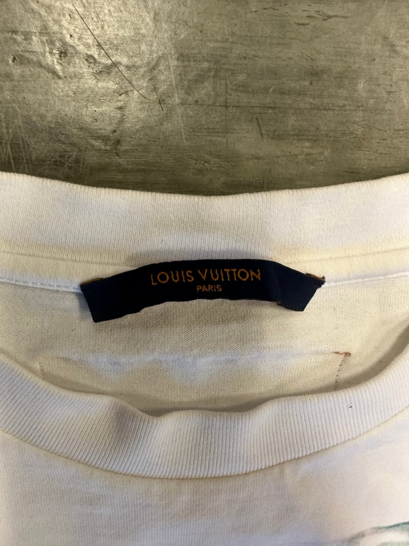 Louis Vuitton White Watercolor Monogram Tee – Savonches