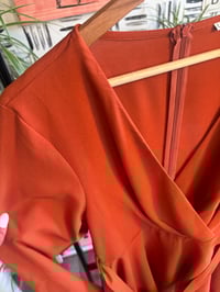 Image 4 of Rust soft  flowy dress 