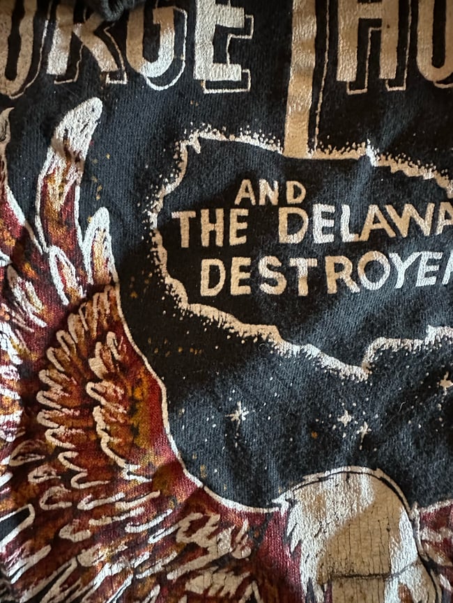 1977 George Thorogood and the Delaware Destroyers killer concert tee lot t shirt