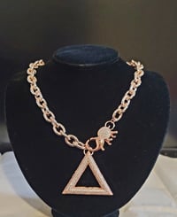 Image 2 of Pyramid Necklace-Stainless Steel 