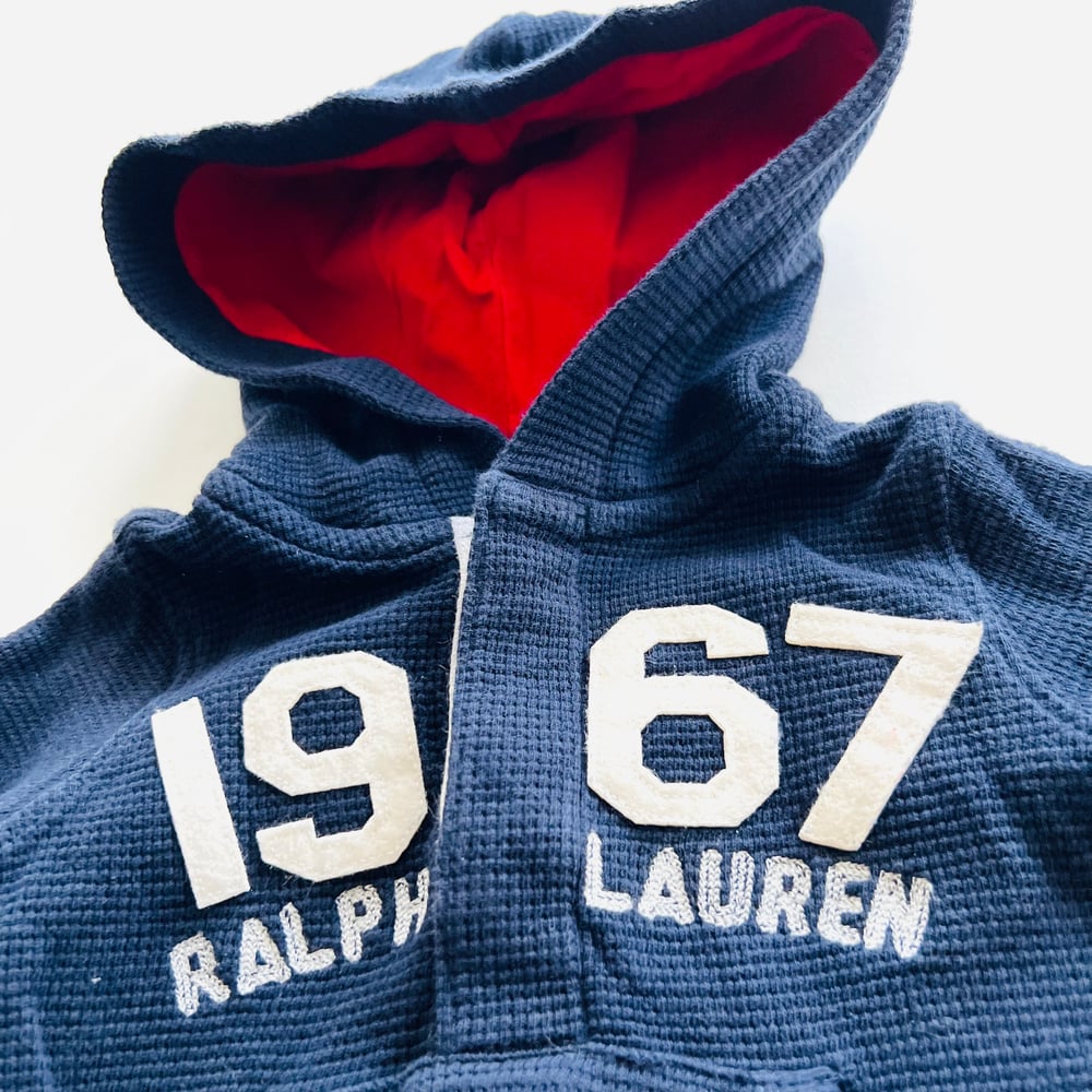 Image of RALPH LAUREN 1967 ONESIE W/ HOOD size 3-6M