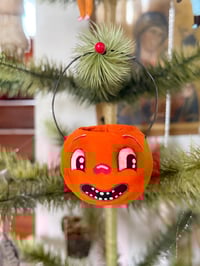 Happy Jack - Mini Jack O' Lantern with Flameless Tealight Candle I