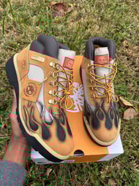 Image 3 of Charcoal Flamed Timberland