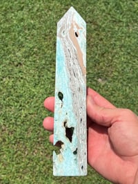 Image 1 of Blue Aragonite Tower #2479