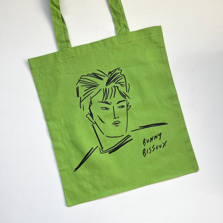 BUNNY BISSOUX - BOY - TOTE BAG - 5 COLOURS! Image 4