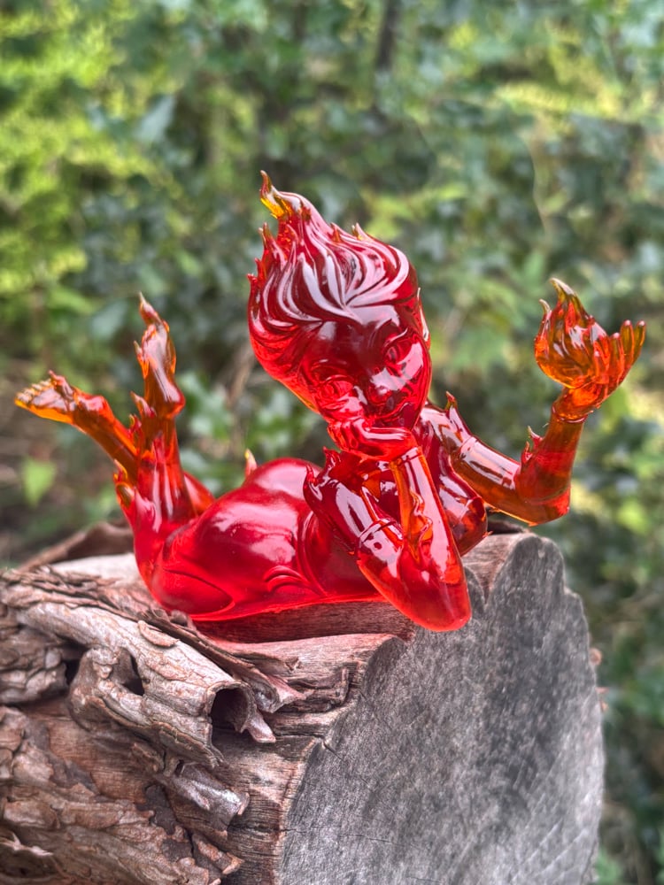 Image of Fire sprite book shelf guardian 