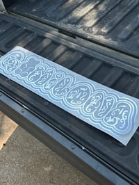 silver/chrome engrave gomilona windshield 