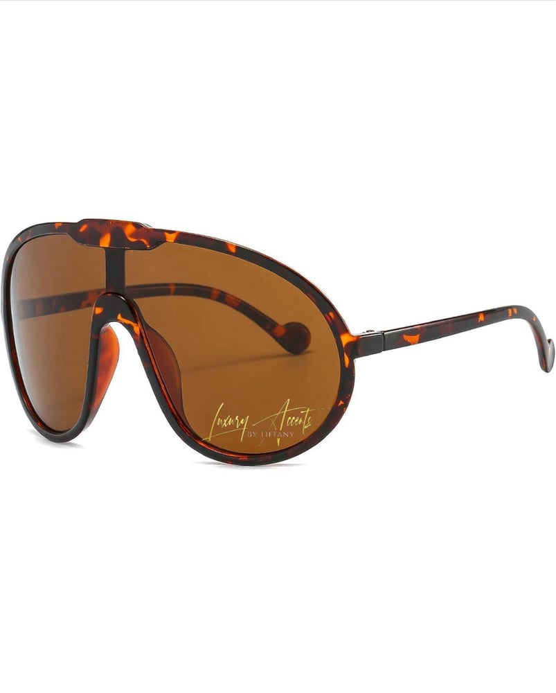 Image of LUXURY ACCENTS “SIGNATURE” goggles (tortoise frame)