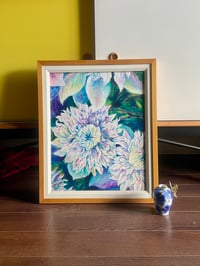 Image 1 of “Clematis”, Acrylic on Canvas