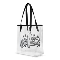 Image 4 of Liquid Chrome Clear Tote Bag