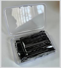 Image 1 of Hair pins - Bobby pins, Black and Brown 100pcs, 5cm