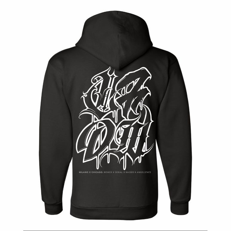 Blackletter Hoodie | BLK X GRY