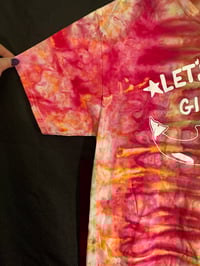 Image 2 of LARGE Lets Go Girls Orca Tie Dye Shirt 2
