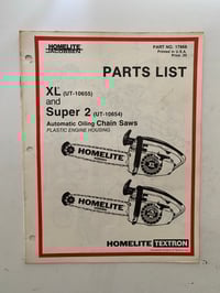 Image 2 of (8) Homelite Shop Manuals / Parts Lists