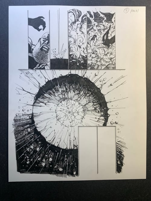 Image of POWER MAN:TIMELESS #1. page07 original art