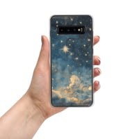 Image 6 of Celestial Night Sky Stars and Clouds Painting Clear Case for Samsung®