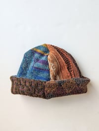 Image 3 of Upcycled Reversible Brown 3D knit