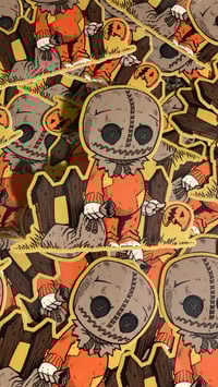 Image 3 of “Cartoon Creepy child” Die-cut Sticker