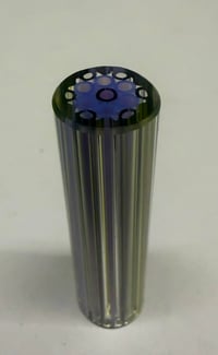 Image 2 of Purple with red orange and yellow uv 