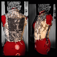 Image 4 of Bleached vest with studs