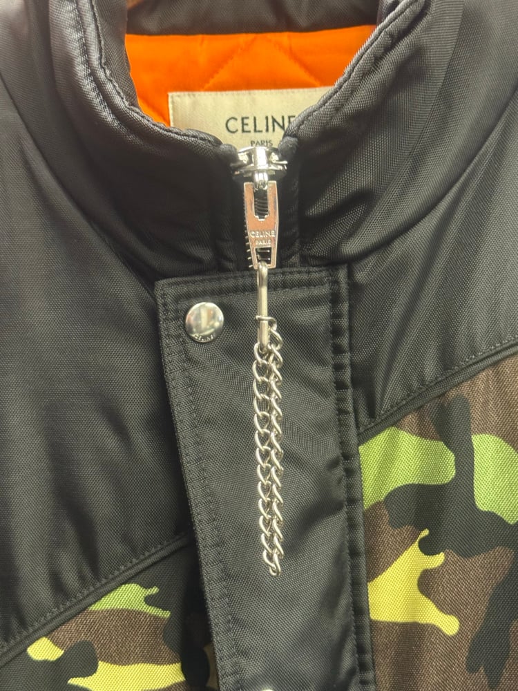 Image of Celine SS21 Damier Camo Bomber