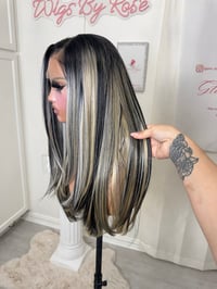 Image 11 of Edgy black highlights luxury (ready to ship) 