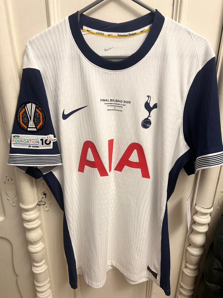 Image of PRE ORDER: Tottenham Hotspur “ROMERO 17” Vaporknit 2024/25 Home Europa Final Shirt  (L)