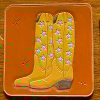 Image 5 of COWBOY BOOT 9x9cm ARTWORK