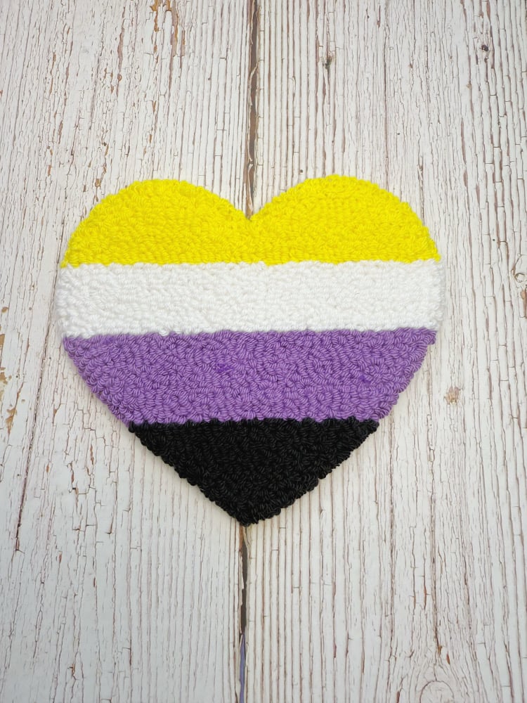 Pride Hearts Mug Rugs