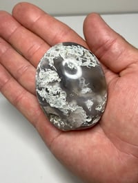 Image 9 of Moss Agate Palm Stone #2581