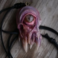 Image 2 of Flesh Oracle Snaggletooth Pendant - Handmade OOAK
