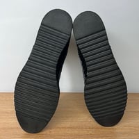 Image 10 of THE SHOE BOX Black Genuine Leather Snake Skin Textured Women’s Ankle Bootie’s