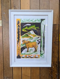 Image 4 of Ég Sé Hest (I See a Horse) A4 4 colour Riso Print