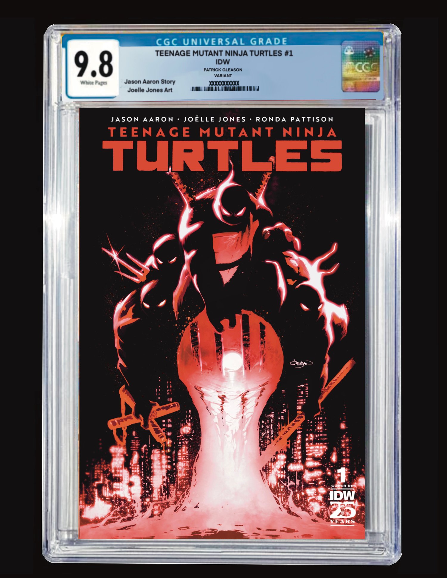 Image of CGC TMNT #1 Gleason Variant Trade Dress