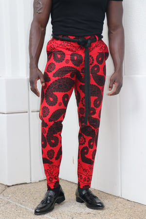 Image of The Sikani tux pants - paisleys 