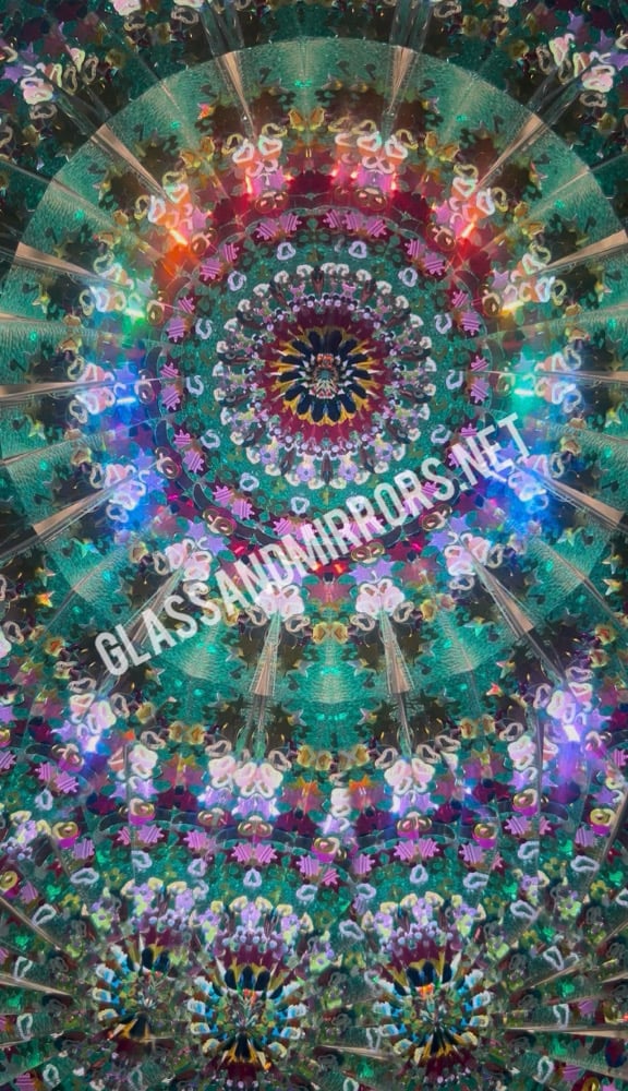 Image of Green Jumbo Wand Aura Kaleidoscope