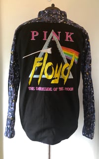 Image 2 of Upcycled “Pink Floyd” men’s better dress shirt