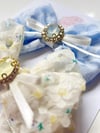 Spring Collection Baby Blue Floral Bow 