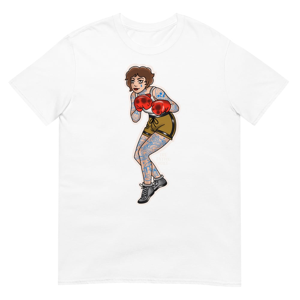 Vintage Female Boxer Unisex T-Shirt