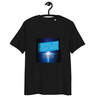 Image 1 of Unisex organic cotton t-shirt (JESUS REBEL FORCE) stand against the dark side