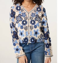 Image 3 of Ramona Crochet Cardigan 