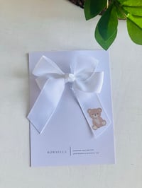 pink teddy & daisy bow
