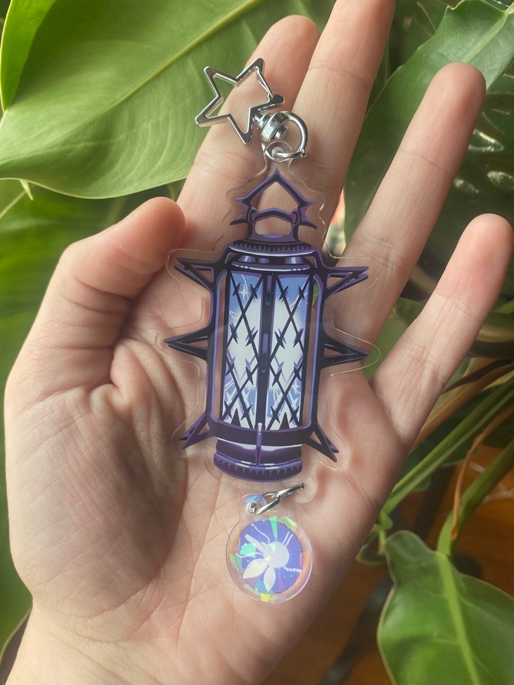 Moonlantern 2 Part Acrylic Keychain