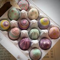 Image 2 of Set of 12 Spun Cotton Eggs, Vintage Easter Style (2 sets available)
